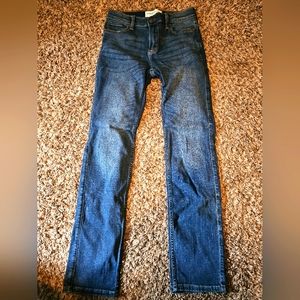 Abercrombie Boys Straight Jeans - Size 11/12 (dark wash)